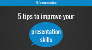 5 tips to improve your presentation skills