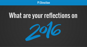 what are you reflections on 2016?