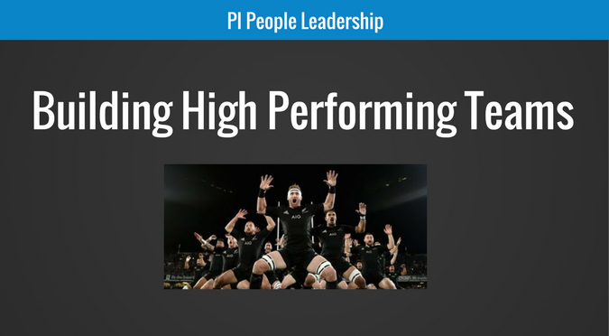 Building high performance teams